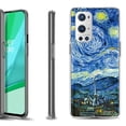 thumbnail image 1 of Slim-Fit Flexible TPU Gel Phone Case Compatible with OnePlus 9 PRO 5G, by OneToughShield ® - Starry Night Paris, 1 of 4