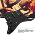 thumbnail image 4 of Guitare électrique Pickguard Humbucker avec micro HSH précâblé Noir, 4 of 4