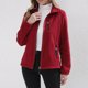 thumbnail image 5 of Chaqueta y abrigo informal de manga larga sin capucha para mujer, de color, multiusos, con cremallera completa, multibolsillos, de polar, sin capucha, de manga larga, blusa para mujer, 5 of 9