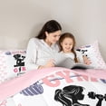 thumbnail image 5 of Feelyou Women Lift Heavy Full Size Comforter Sets, Bowknot Ribbon Bedding Sets, 3pcs, 5 of 8