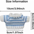thumbnail image 7 of 4 Pack Hamster Cute Clothes Small Animal Sweaters for Most Pets Cute Mini Rat Holiday Costume Party Clothes, 7 of 7