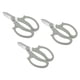 thumbnail image 1 of Tijeras de jardín Uxcell, tijeras florales, tijeras de poda de jardinería, color gris, 3 piezas, 1 of 1