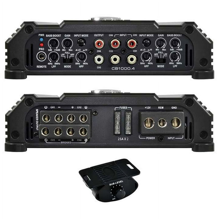 Orion Cobalt 4 Channel Amplifier 2000W Max - Walmart.com