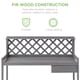 thumbnail image 2 of Banco para macetas Best Choice Products, exterior, jardín, gris, 2 of 7