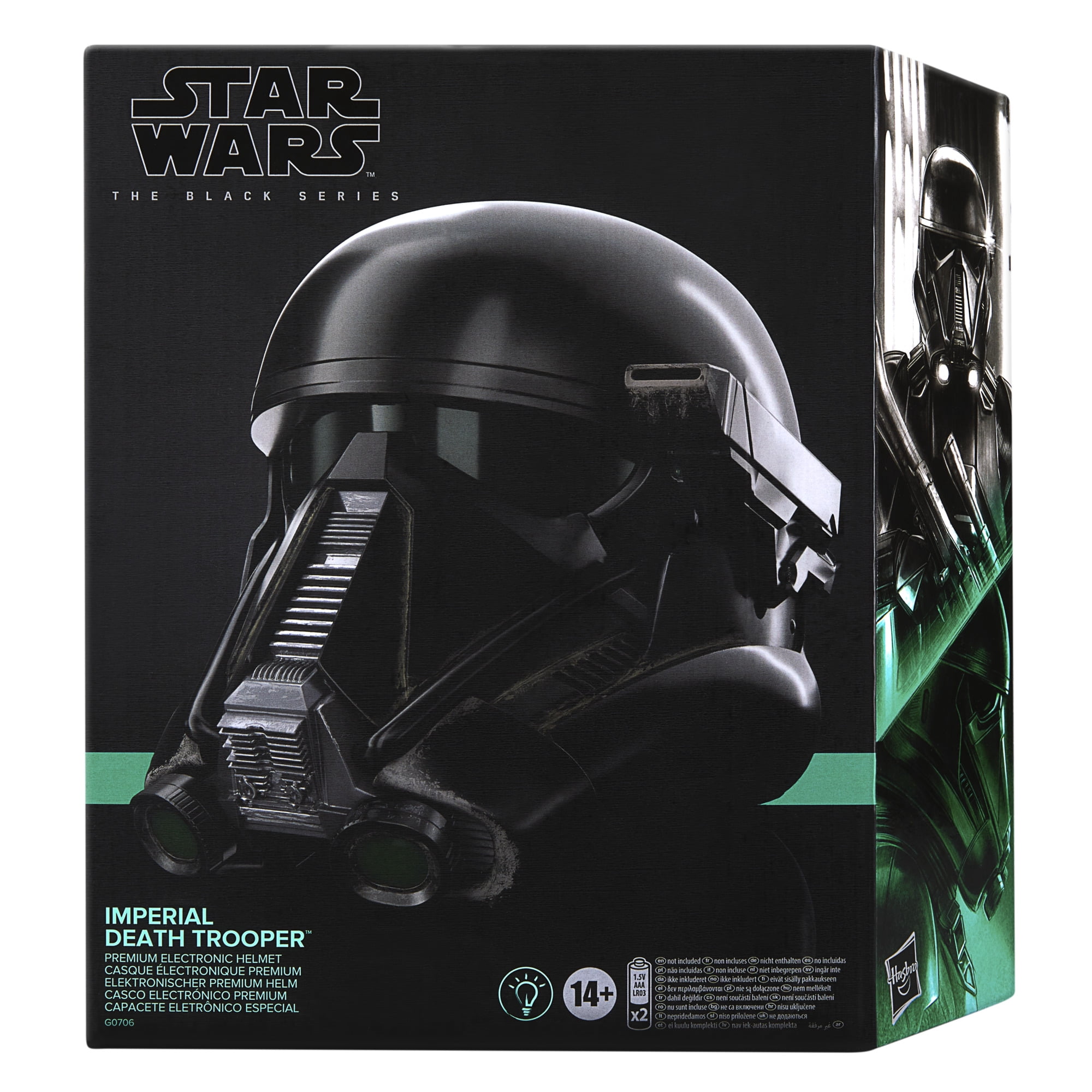 Star Wars The Black Series Imperial Death Trooper Premium Electronic Roleplay Helmet