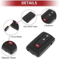 thumbnail image 3 of MOZB31EG 312MHz Keyless Entry Remote Key Fob for Toyota Prius 2004-2009 4D Replacement Car Key, 3 of 6