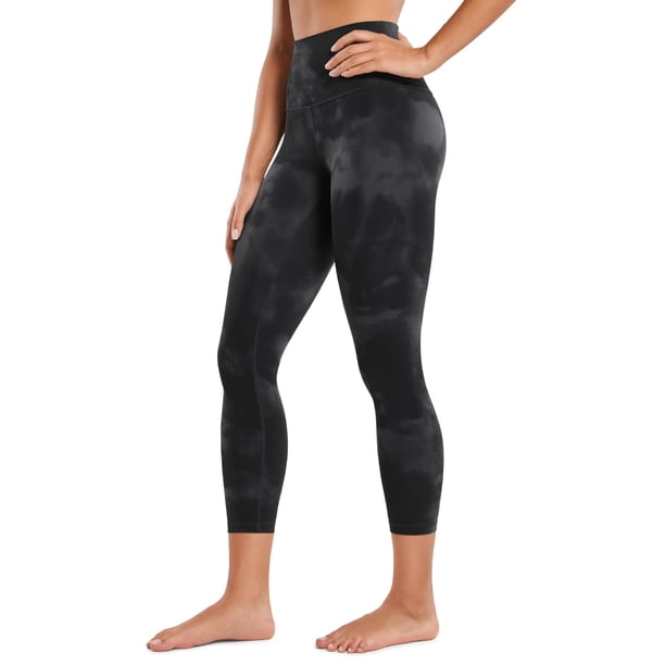 Pantalones CRZ YOGA Butterluxe de Cintura Alta 23" Tie Dye Negro Suave
