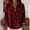 A2-Wine, variant on TRUBKH Zipper Shirts for Women Quarter Zip V Neck Long Sleeve Women's Relaxed Fit Polo Shirts Tunic Tops Business Casual Loose Pullover Casual Boho Summer Tops Green L