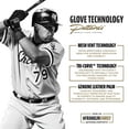 thumbnail image 4 of Franklin Sports MLB Classic One LT Baseball Batting Gloves - Black/Gold - Adult Large - Pair, 4 of 7