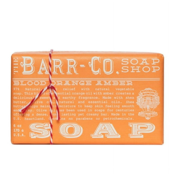 Barr Co Blood Orange Amber Triple Milled Bar Soap 6oz