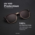thumbnail image 3 of YIXIGGC Polarized Sunglasses for Men and Women Semi-Rimless Frame Driving Sun glasses UV Blocking DYF329-1509, 3 of 6