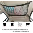 thumbnail image 3 of Car Roof Storage Net, Multifunctional Organizer With Zipper, Universal Car Luggage Bag For Four Roof Armrests For Suv, Van (Drawstring), 3 of 5