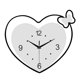 thumbnail image 2 of Reloj de pared con forma de corazón, reloj acrílico, decoración, reloj de tiempo, montaje en pared, arte de pared silencioso para comedor, interior,, 2 of 9