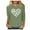 Light Green, variant on Tops for Women Trendy Fashion Casual Crewneck St. Patrick's Print leeve Athletic Blouse Army Green 3XL