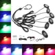 thumbnail image 5 of Chasis Atmosphere Lamp, Neon LED Rock Light Kit APP Bluetooth Control Impermeable 1V6 para Barco para Camión,Kit de luz de roca LED, luz de roca LED RGB, luz de roca multicolor, luz de bajo brillo col Higoodz Piezas Y Accesorios De Autos, 5 of 8