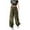 *Army Green, variant on Women's Y2K Baggy Cargo Pants,High Waist Parachute Trousers For Women,Ladies Wide Leg Streetwear with Drawstring Pockets,Black,Size M