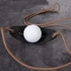 thumbnail image 4 of Bolsa de cuero hecha a mano Honda de pastor tirachinas antigua para deportes de caza, 4 of 8