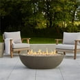 thumbnail image 2 of Real Flame Riverside Oval Propane Fire Bowl in Glacier Gray, 2 of 6