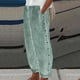 thumbnail image 1 of WILLBEST Pantalones Casuales de Verano para Mujer, Holgados, Finos, de Lino Sintético, de Longitud Nueve, elegantes, de Corte Relajado, para Uso Diario Extra Grande, 1 of 4