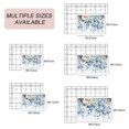 thumbnail image 6 of Teal Blue Eucalyptus Outdoor Rug 4x6 Ft, Non Slip Washable Area Rug, Spring Farmhouse Floral Leaves Patio Rugs Carpet Runner, Large Floor Mat for Indoor/Outdoor Deck Porch Camping, 6 of 8