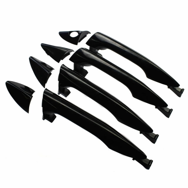 Ensemble de 4 Pcs Poignée de Porte Extérieure avant et Arrière pour Hyundai Elantra 2011 - 2016-