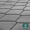 thumbnail image 4 of 12 Inch QUEEN Hybrid Mattress - Medium Firm, Memory Foam & Pocketed Coils for Motion Isolation & Pressure Relief, CertiPUR-US Foam, Fiberglass-Free, Mattress in a Box, 4 of 5
