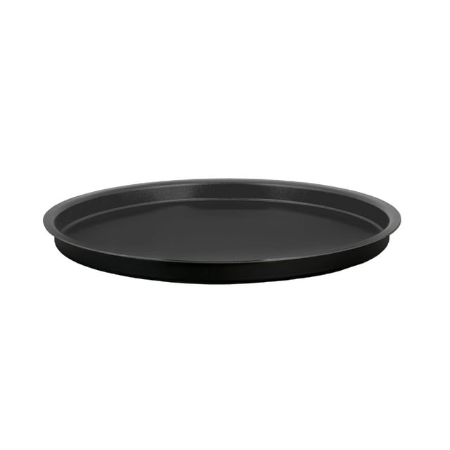 HUDSON VALLEY | Sartén Charola para Pizza 35 cm, Acero de Carbono Redondo, Doble Antiadherente, Resistente a Altas Temperaturas, Ideal para Panes y Repostería, Fácil de limpiar