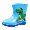 thumbnail image 1 of PEASKJP Girls Snow Boots Waterproof Slip Resistant Outside Shoes, Blue 38, 1 of 4