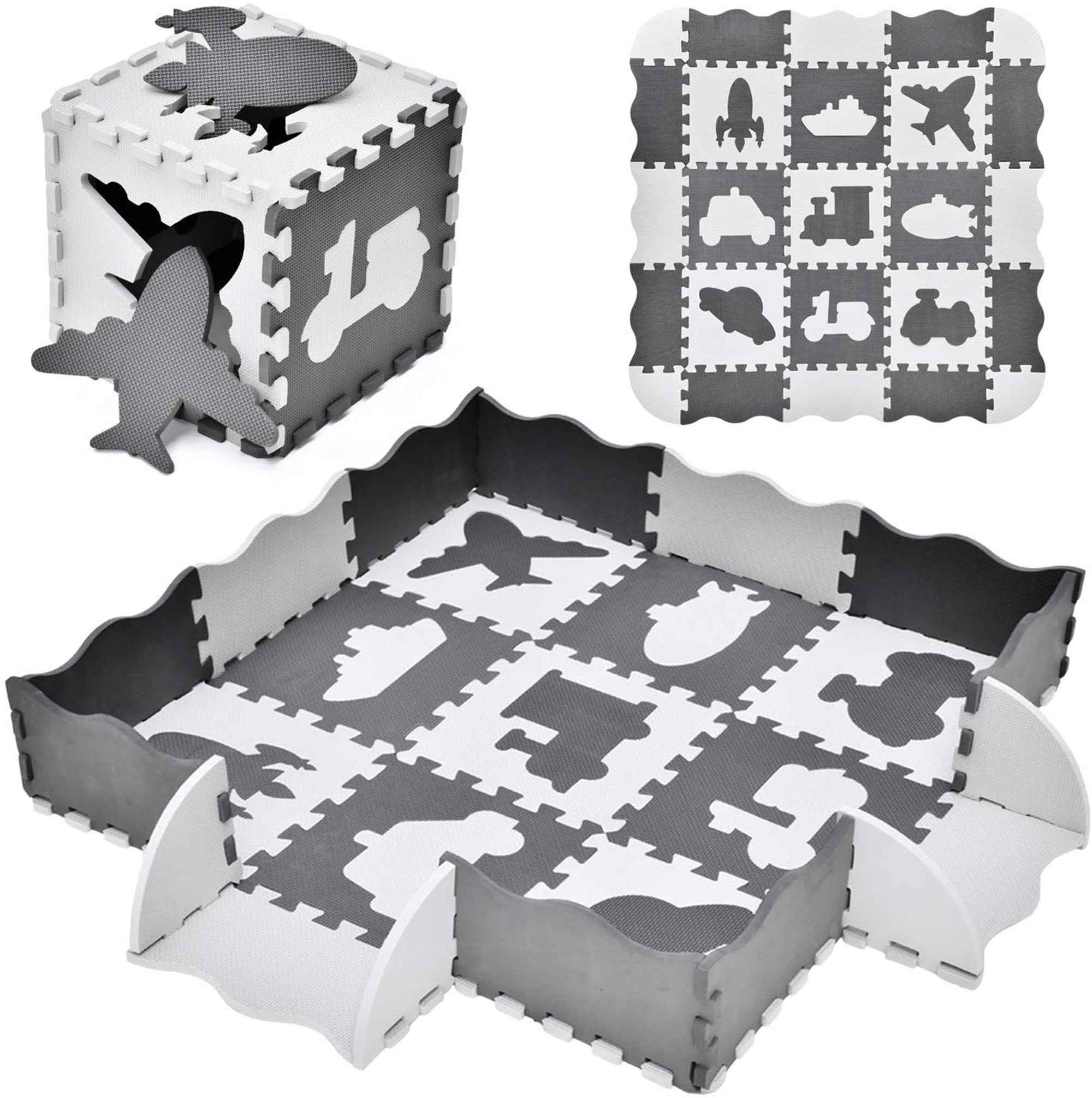 Baby Puzzle Mat Play Floor EVA Foam Carpet Mosaic Mats 4 Style Room Accessory 