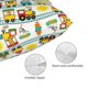 thumbnail image 3 of Fotbe Train With Animals Funda de Almohada Decorativa Estilo Occidental, Lujo en Algodón, Fundas para Almohadas King, Cojín Estampado para Decoración del Hogar-16"x24", 3 of 6