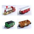 thumbnail image 3 of 12 Pieces/Set Simulation Train Home Kindergarten Daycare Music Glowing Portable Battery Powered Model Trains Assorted Kit Festival Party Toy, 3 of 9