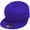 Purple, variant on Solid Cotton Snapback Flat Brim Baseball Cap Adjustable Classic 6 Panel Hat