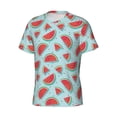 thumbnail image 3 of Rocae Watermelon for Men's Moisture-Wicking Crew Tee - T-Shirt for Sports, Outdoor Activities, and Casual WearX-Large, 3 of 9