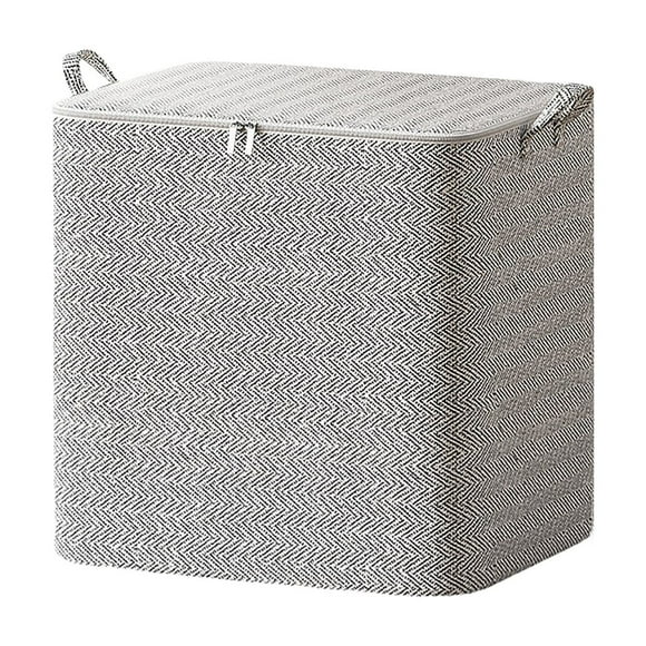 Non-woven Zipper Storage Bag Moving Quilt Storage Basket Travel Large-capacity Clothing Storage Bag