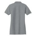 thumbnail image 6 of Womens Core Blend Cotton/Polyester Pique Polo Athletic Heather Large, 6 of 6
