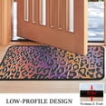thumbnail image 3 of Purple and Orange Of Leopard Print Door Rugs,Washable Non Slip Door Mats Indoor,Decorative Door Mats,Entry Mat Indoor for Entrance,Bedroom,Kitchen,Bathroom,30"x17", 3 of 6
