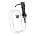 thumbnail image 2 of Dispensador de jabón con bomba integrada para dispensador de líquidos de encimera, accesorio de baño Negro, 2 of 9