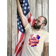 thumbnail image 2 of All American King 4Th July T-Shirt Men -Image by Shutterstock, Male Small, 2 of 4