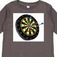 thumbnail image 4 of Inktastic Dart Board Boys or Girls Long Sleeve Toddler T-Shirt, 4 of 5