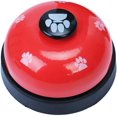 thumbnail image 1 of Pet Training Bells Interactive Dog Toys Bell Ringer Pet Communication Device with Non Skid Rubber Bottoms for Small Dogs Cats Potty Training Stopping Barking (RED), 1 of 4