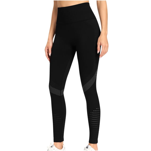 Pantalones de Yoga de longitud completa para mujer, pantalones de Yoga ajustados de cintura alta transpirables de malla, pantalones de Fitness, pantalones de correr para levantar la cadera Odeerbi ODB-2
