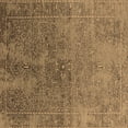 thumbnail image 1 of Ahgly Company Indoor Square Oriental Brown Industrial Area Rugs, 4' Square, 1 of 4