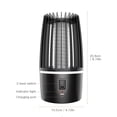 thumbnail image 3 of 2 en 1 Mosquito Lamp Trampa para mosquitos con luz nocturna y gancho oculto Mosquito Killer Lamp Bug Abanopi Exterminador de insectos, 3 of 7