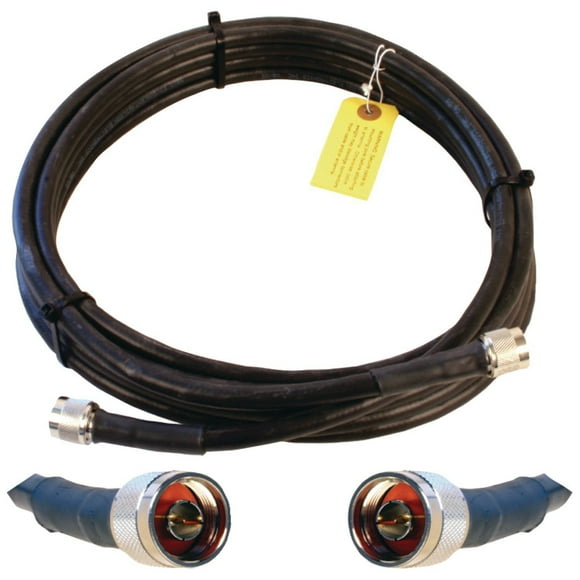 Wilson Electronics 952320 Ultra-Low-Loss Coaxial Cable w/N-Male Connectors, 20', Black