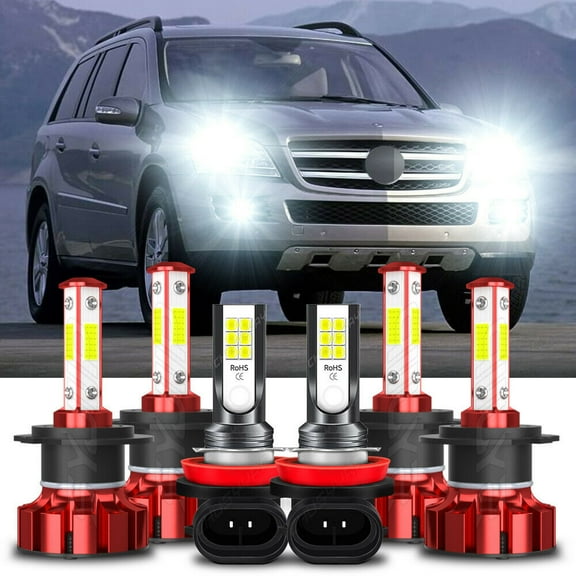 For Hyundai Sonata 2011 2012 2013 2014 Combo LED Headlights Fog Lights Bulbs Kit