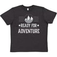 thumbnail image 3 of Inktastic Ready for Adventure Hiking Camping Youth T-Shirt, 3 of 5