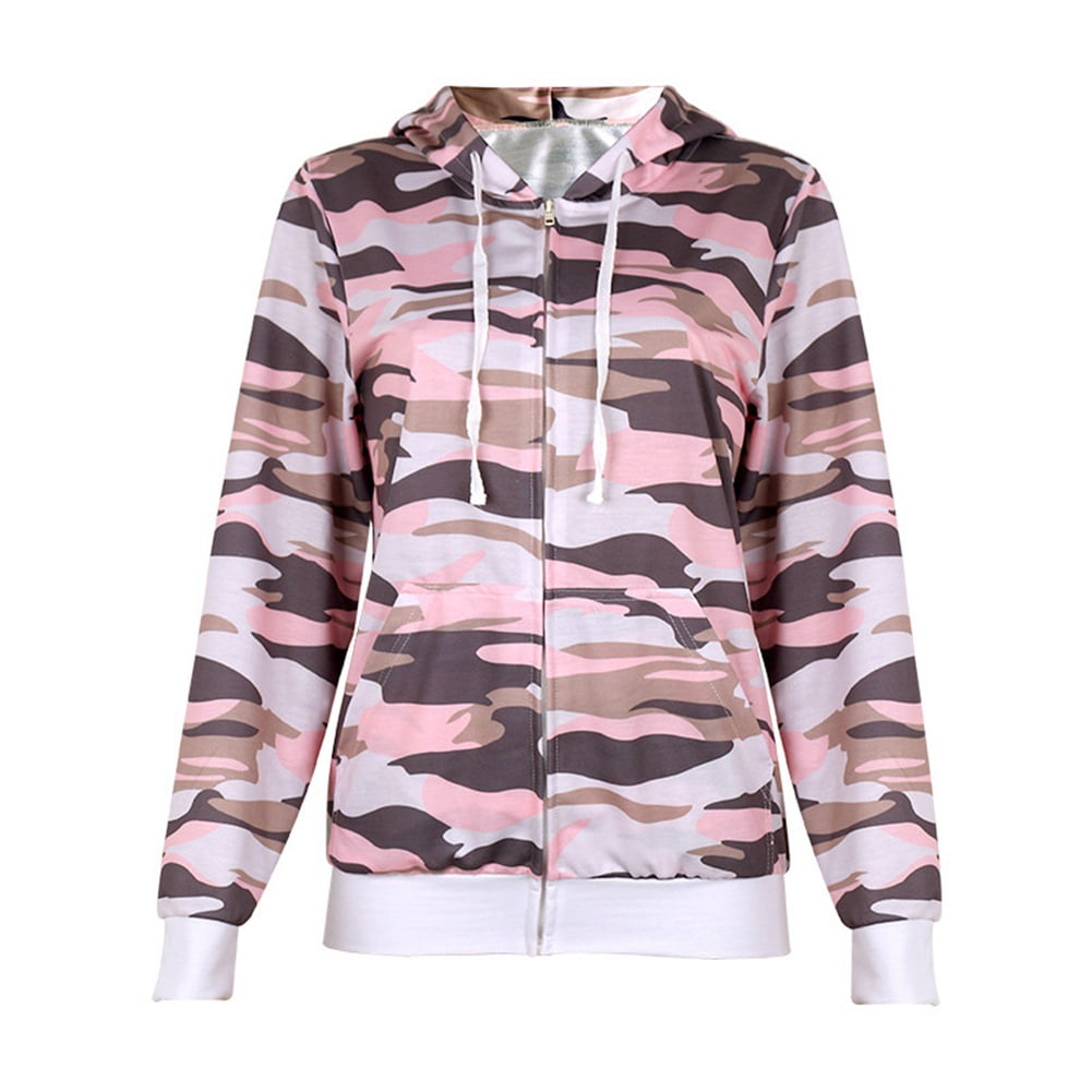 camo zip up hoodie walmart