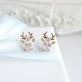 thumbnail image 3 of SDOHIG Christmas Earrings, Christmas Gifts for Women, Christmas Earrings for Women, Stud Earrings for Women, Hypoallergenic Earrings, Fashion Christmas Earrings, Antler Deer Earring, 3 of 5