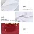 thumbnail image 5 of GZHJMY Merry Christmas Hanging Tie Towels Set of 2, Soft Absorbent Kitchen Hand Towels with Hanging Loops for Kitchen Bathroom Farmhouse Home Decor, 18.2 x 14 Inch Wash Cloths, 5 of 7