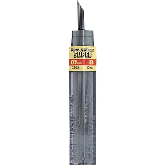 PENC505B - Pentel Super Hi-Polymer Lead Refills